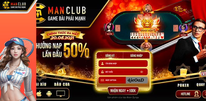 cổng game manclub